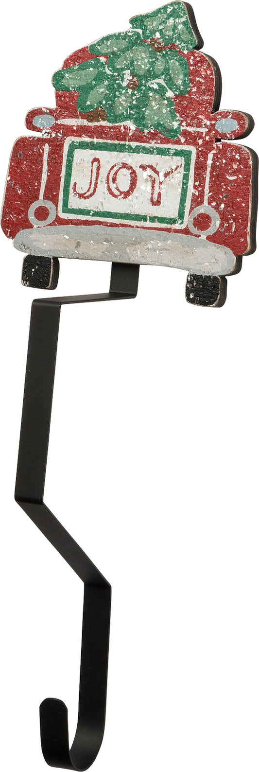 PBK Christmas Decor - Vintage Truck Stocking Holder Hook #36568