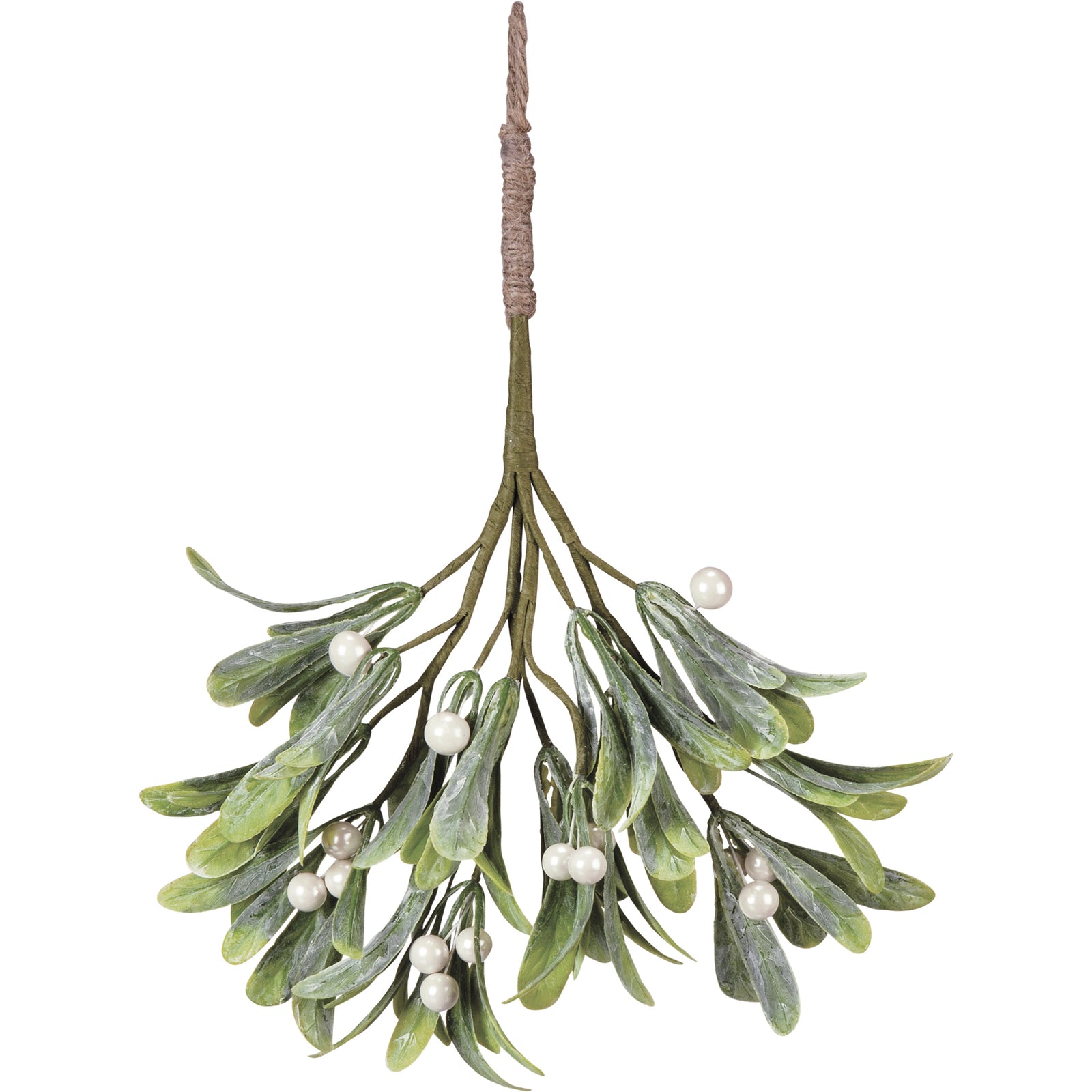 PBK Christmas Decor - Hanging Mistletoe Cluster Plant Decor