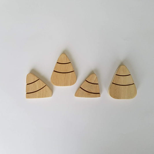 Halloween Craft Decor - DIY Wood Candy Corn 4pc Set
