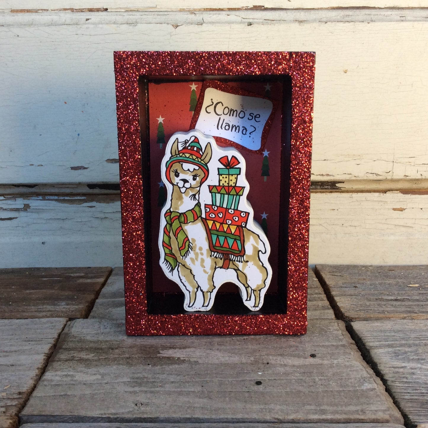 AGD Christmas Decor - Como Se Llama Shadow Box
