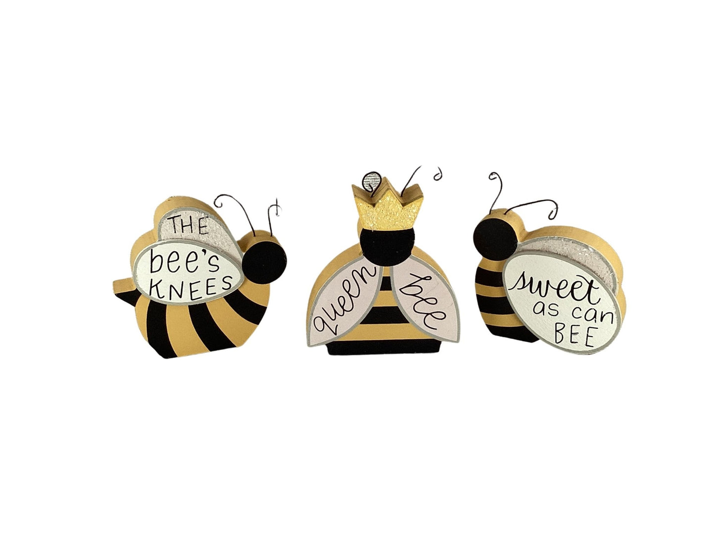 AGD Spring Decor - Summer Bee Theme Tier Tray Decor 4pc Set