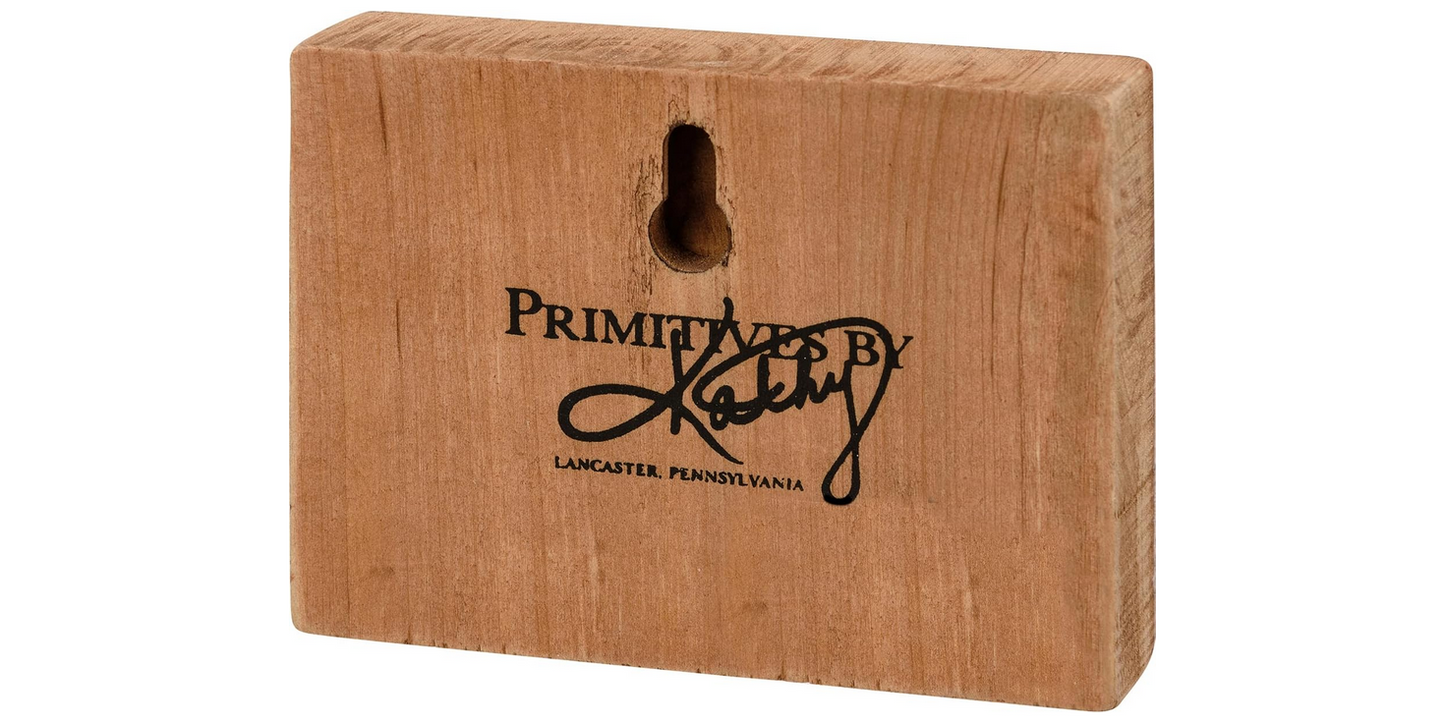 PBK Patriotic Decor - Land of the Free Mini Tier Tray Block Sign