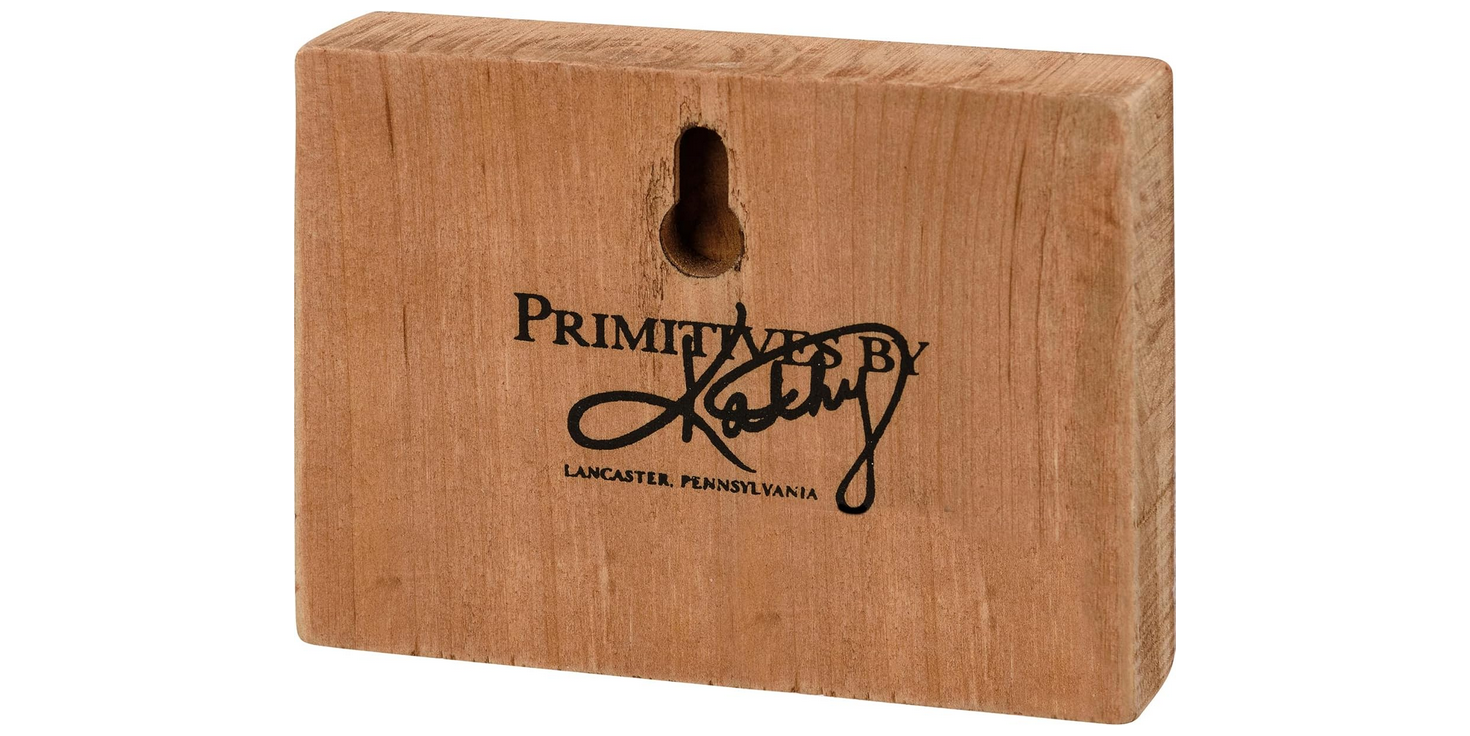 PBK Patriotic Decor - Land of the Free Mini Tier Tray Block Sign