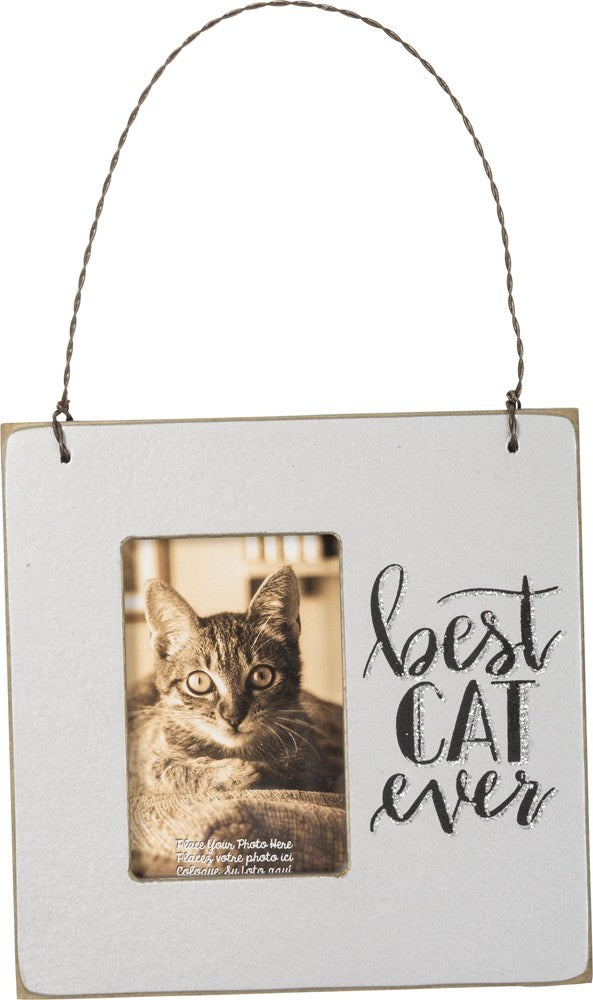 PBK Home Decor - Best Cat Ever Photo Ornament Sign