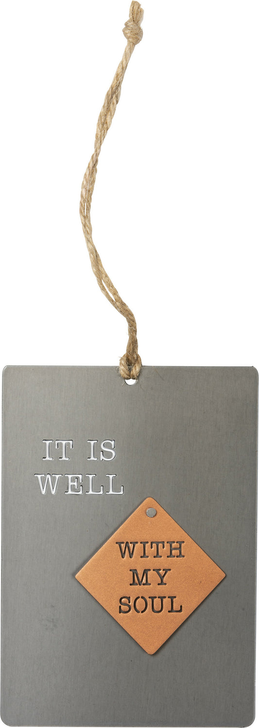 PBK Home Decor - It Is Well With My Soul Ornament