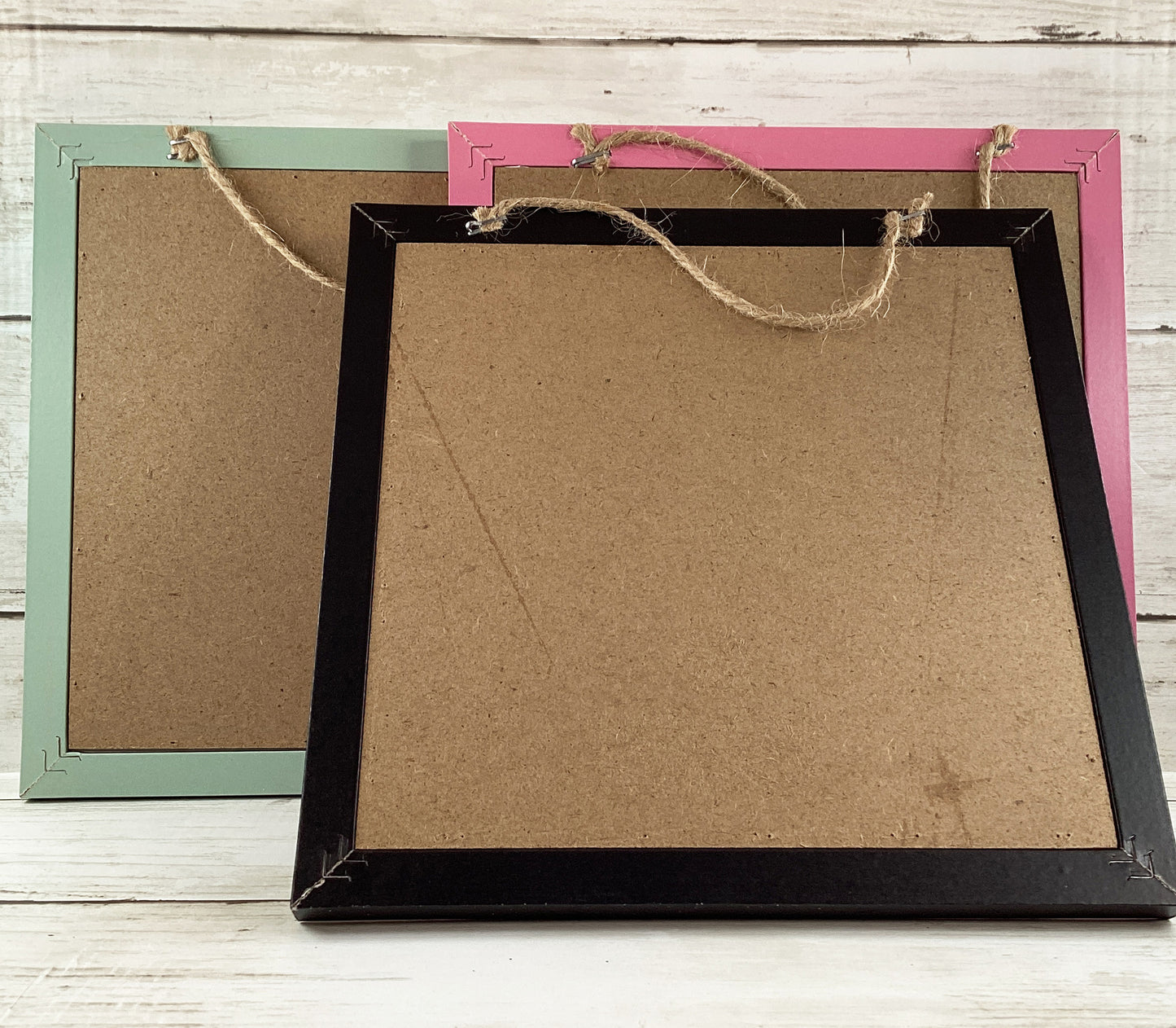 Halloween Decor Pastel Cat Ghost Trick Treat Shaker Signs 3pc Set