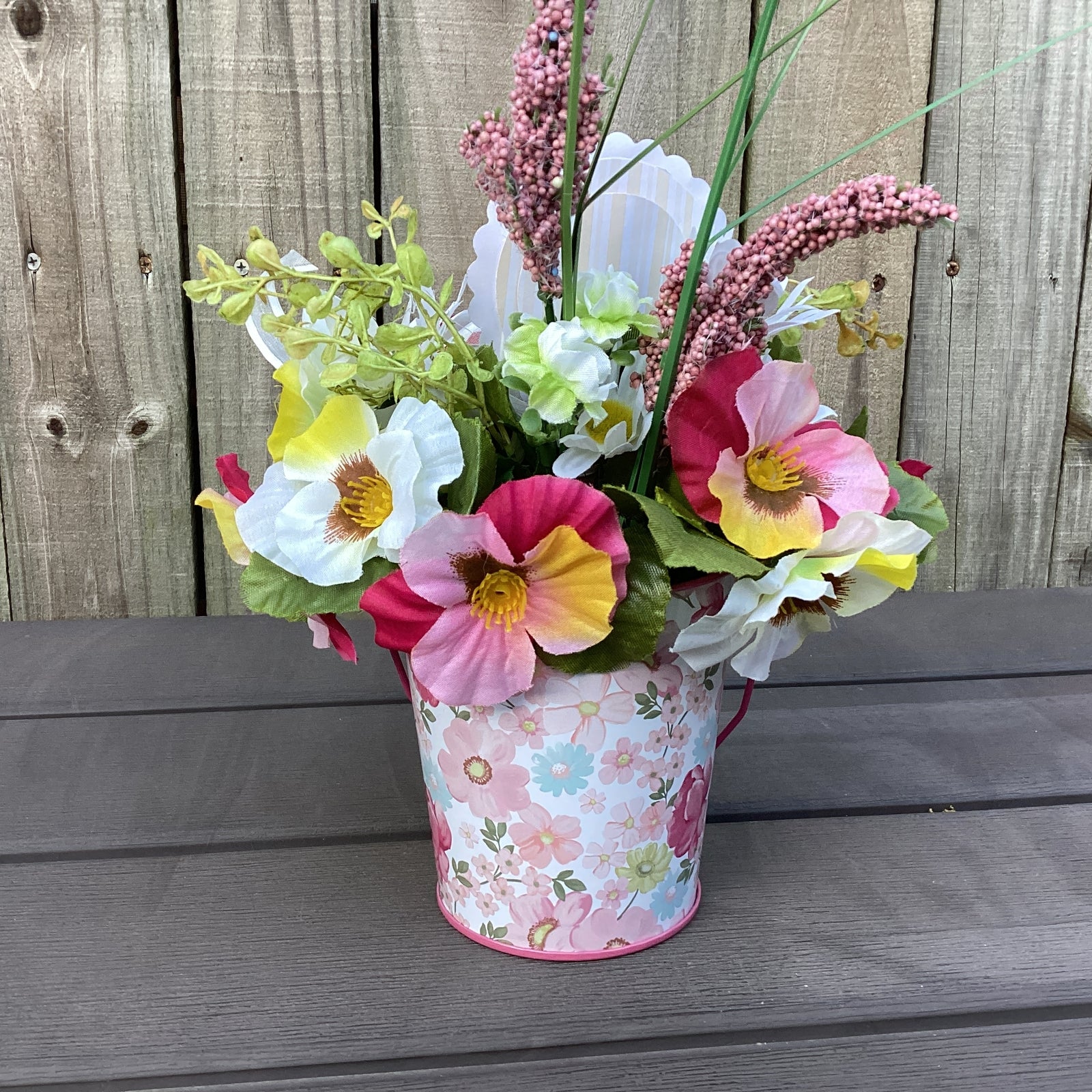 AGD Spring Decor - Mother's Day Psalm 46:5 Floral Display