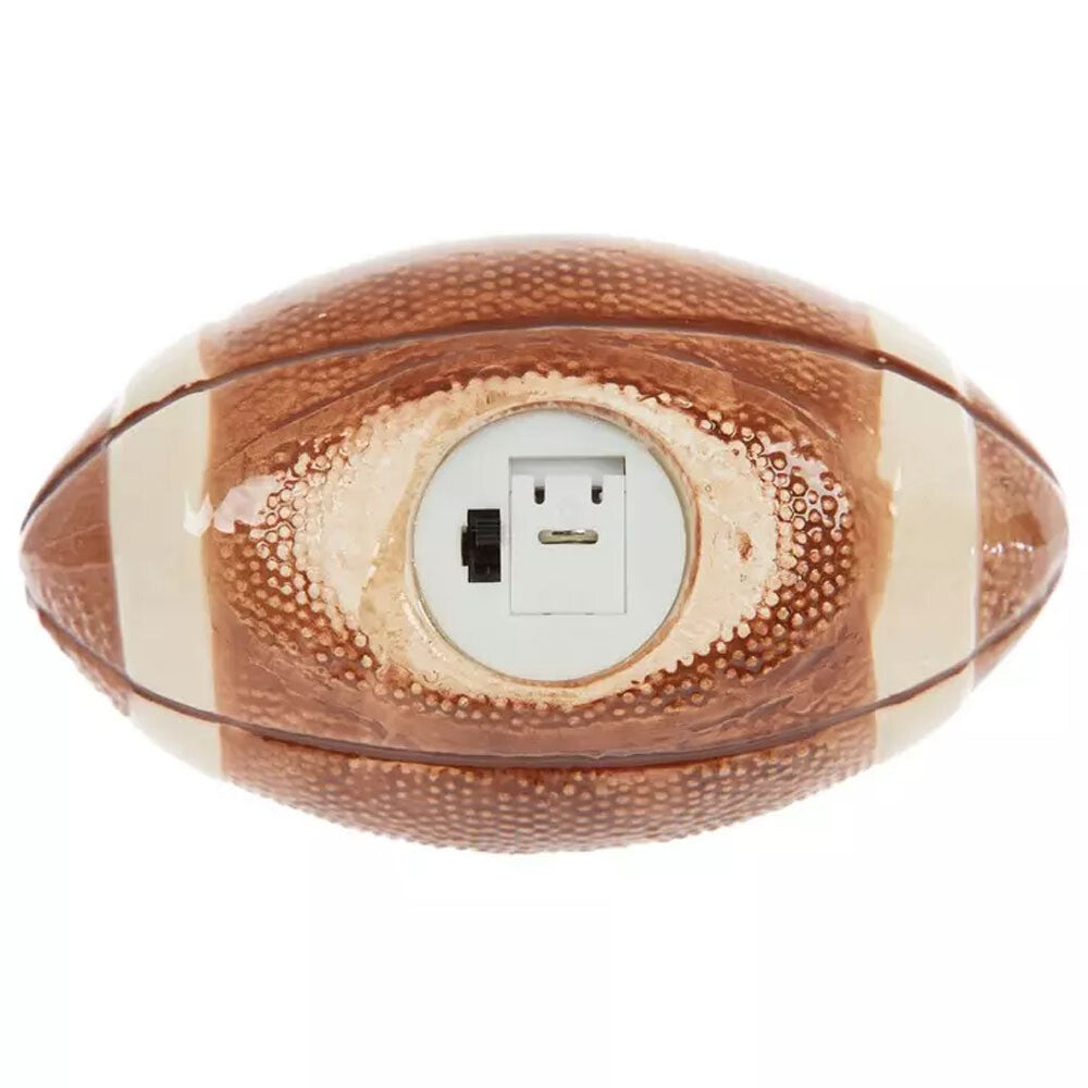 AGD Fall Decor - Faith Family Football Helmet Ball Tier Tray 3pc Set