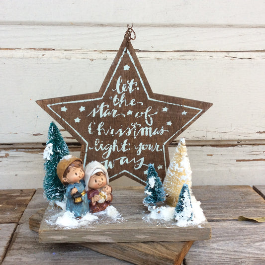AGD Christmas Decor - The Star Light Your Way Nativity