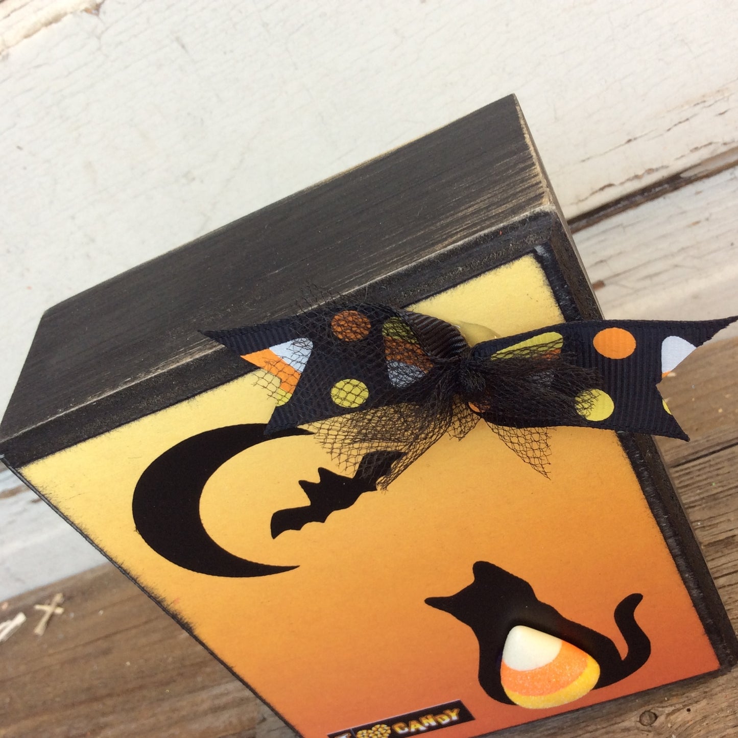 AGD Halloween Decor - Howl O Ween Dog Cat Box Signs 2pc