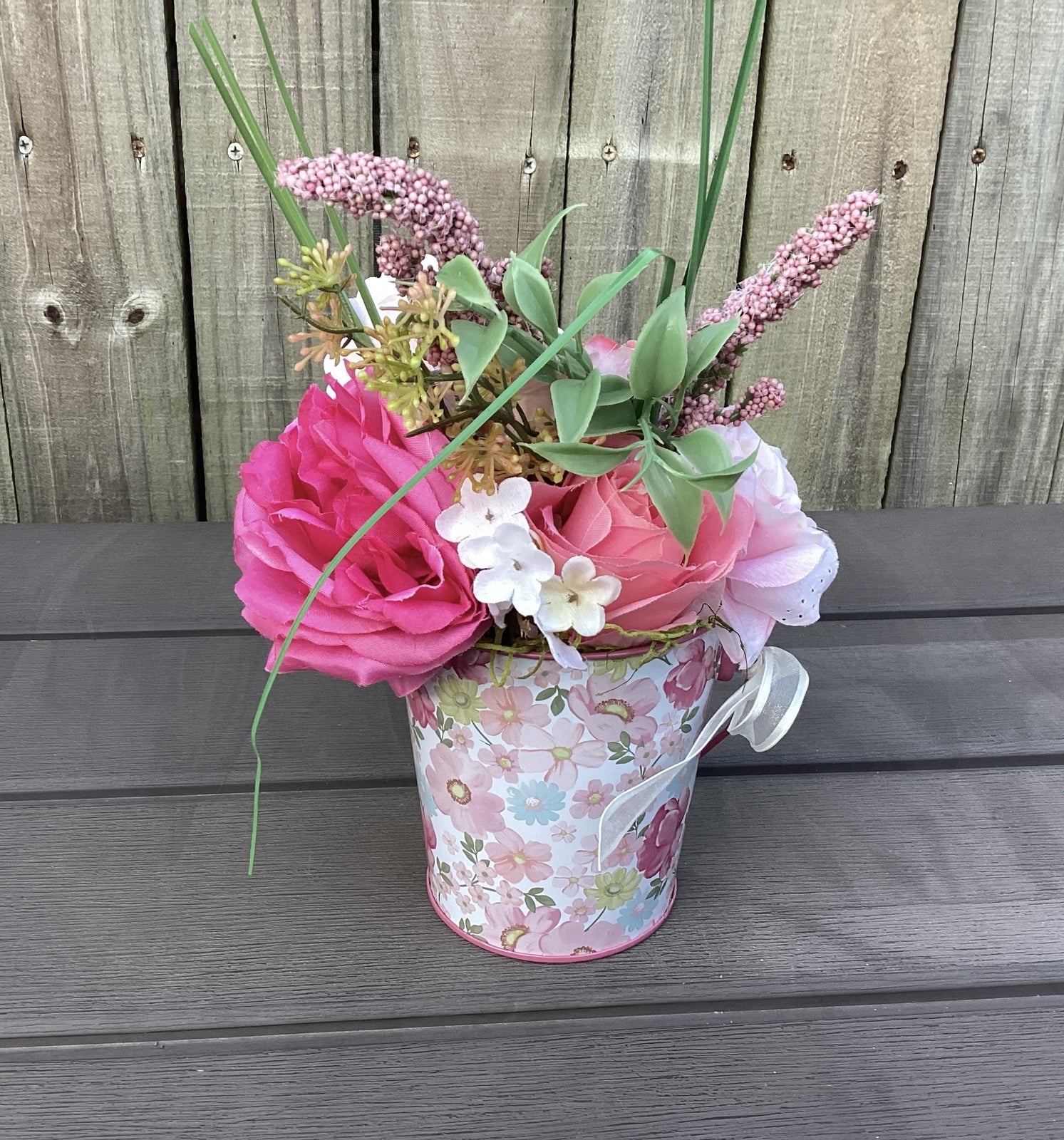 AGD Spring Decor - Mother's Day Psalm 46:5 Floral Display