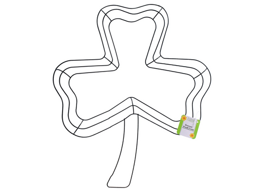 DT St Patrick Craft Supply - Metal Irish Shamrock Wreath Frame 3pc Set