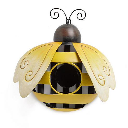 AGD Summer Decor - Metal Tealight Bee and Busy Bee Place Sign