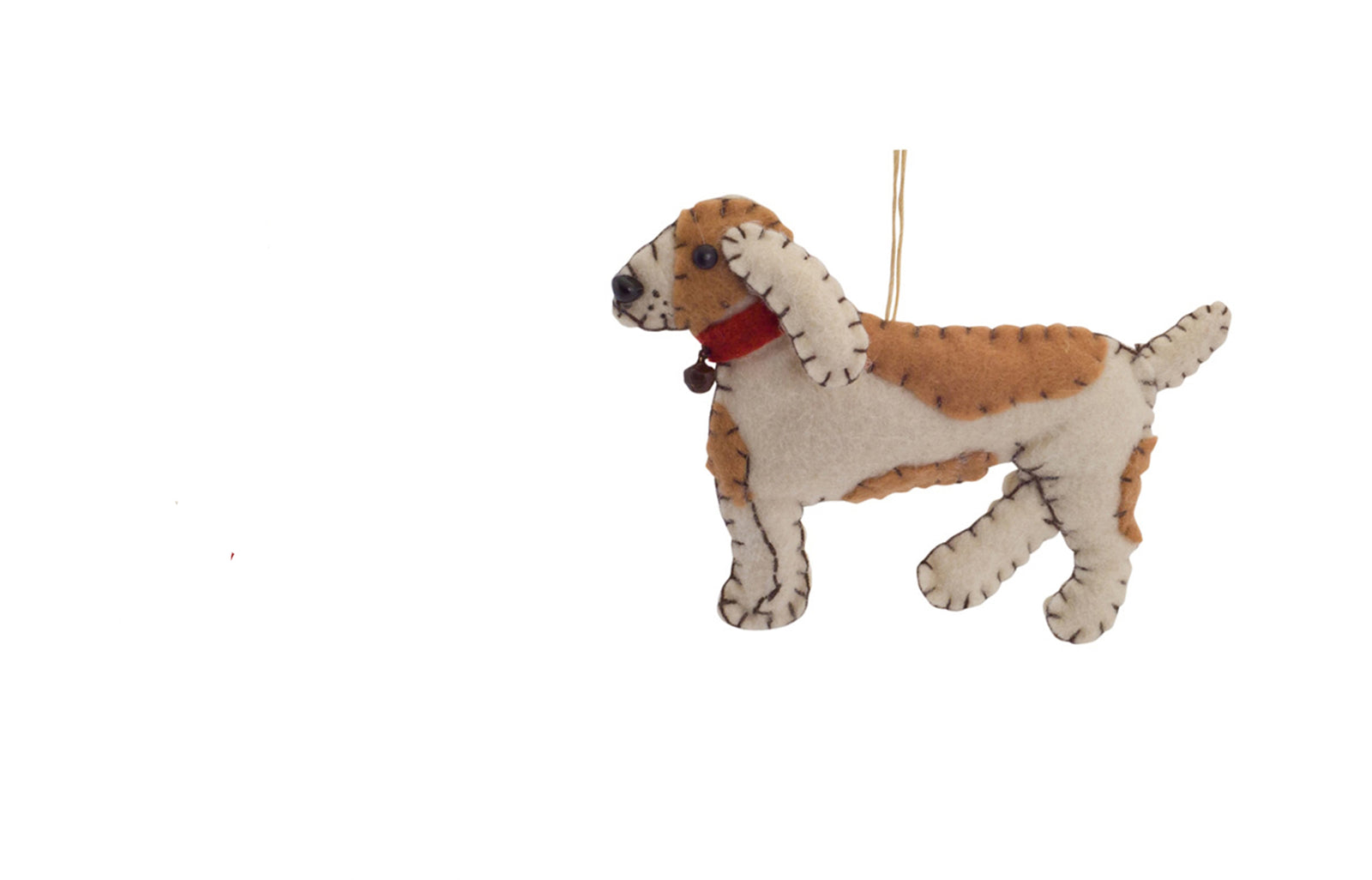 Melrose Christmas Decor - Felt Dog or Cat Ornament (Dog)
