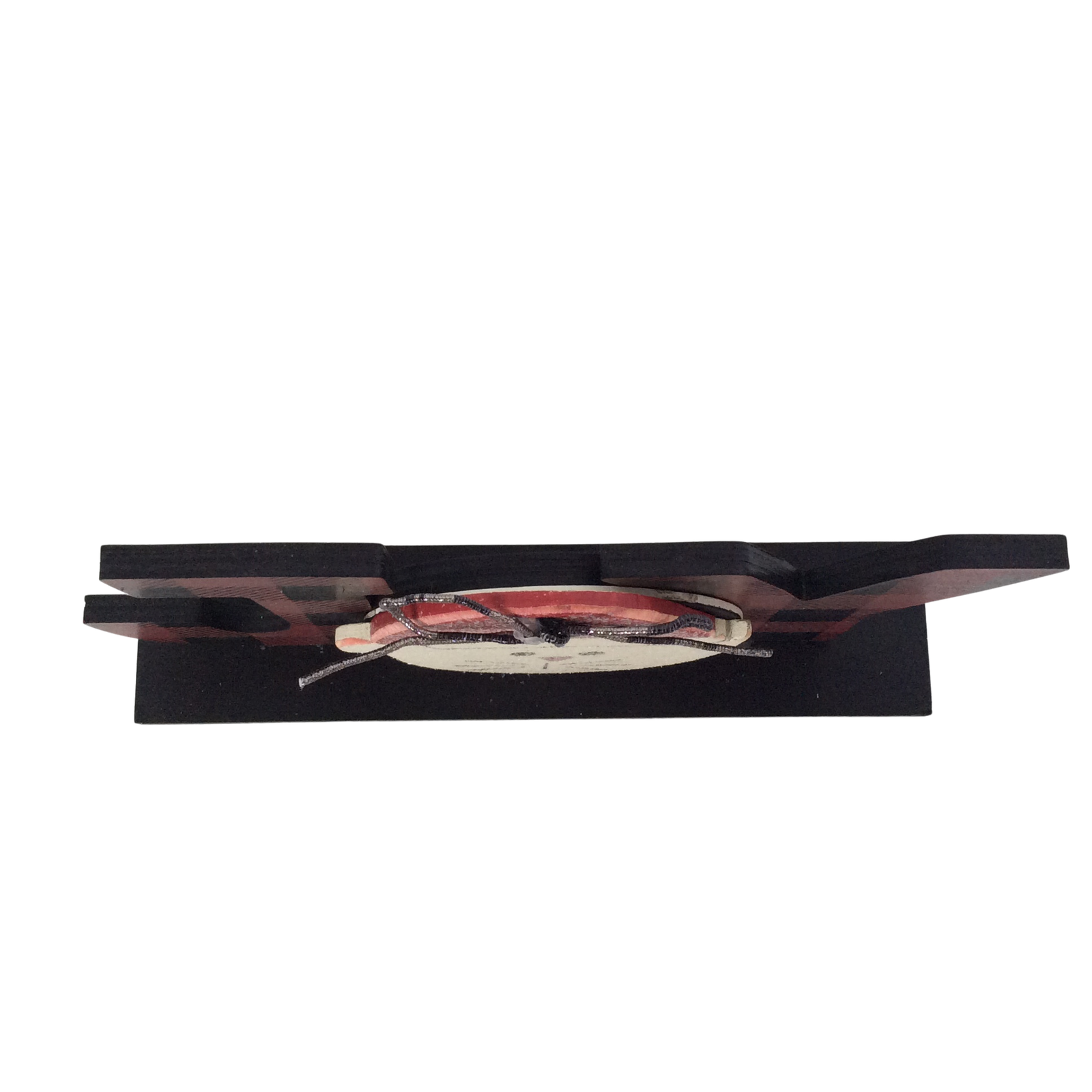 AGD Christmas Decor - Buffalo Check Plaid Joy Cat Tabletop Sign