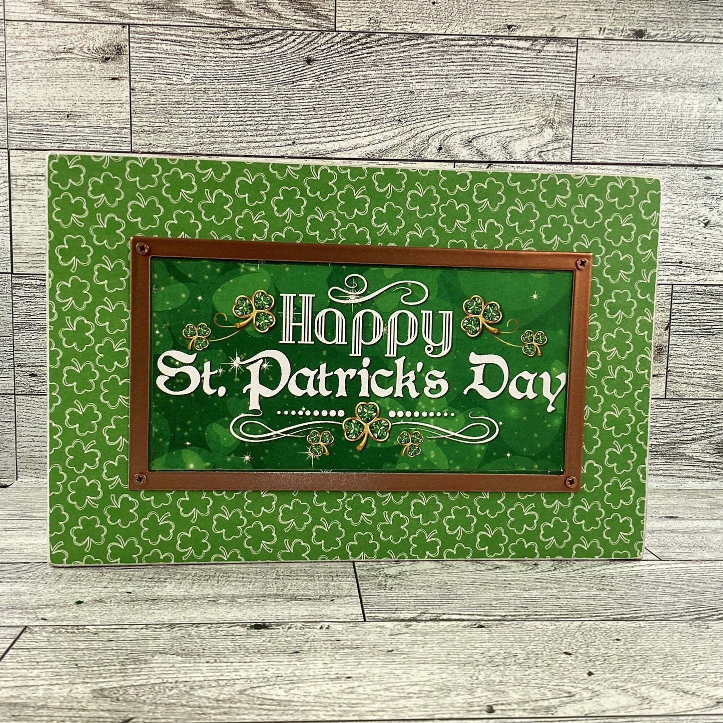 AGD St Patrick's Decor - Happy Saint Patrick's Day Frame Sign