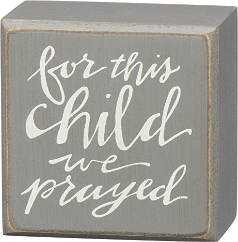 PBK Home Decor - For This Child We Prayed Baby Shower Gift