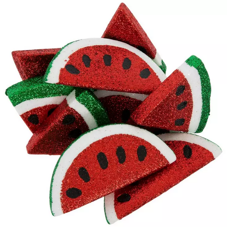 HL Summer Craft Decor - Glitter Foam Watermelon 9pc Set