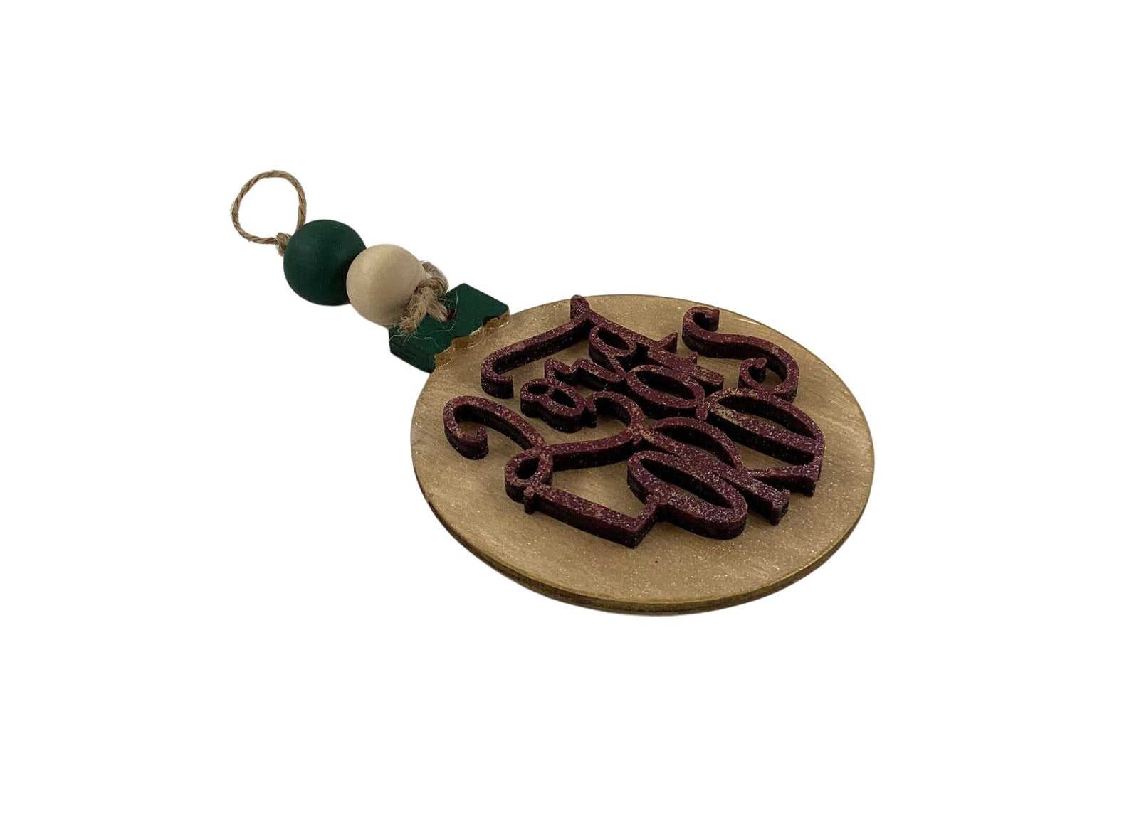 AGD Christmas Decor -  Names of God Advent Layered Wood Ornaments 8pc