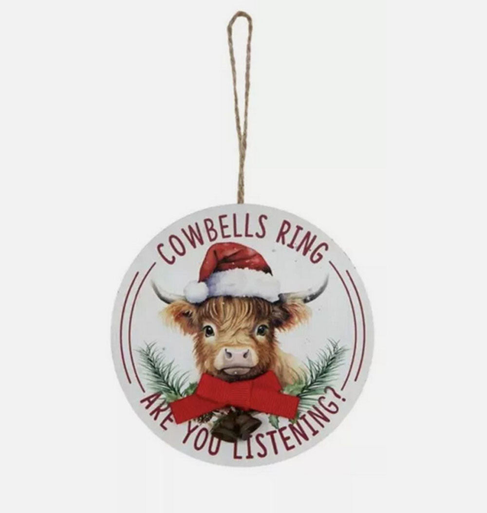 HL Christmas Decor - Scottish Highland Cow