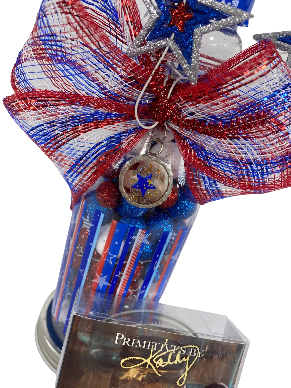 AGD Patriotic Decor - July 4th Lighted Bottle Display