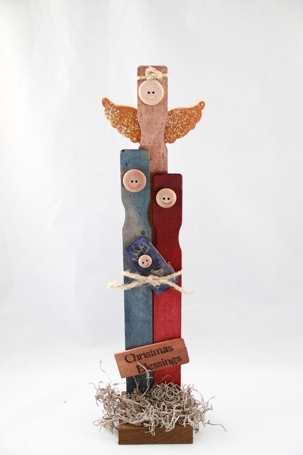  AGD Christmas Decor - Prim Wood Christmas Blessings #PSN-04