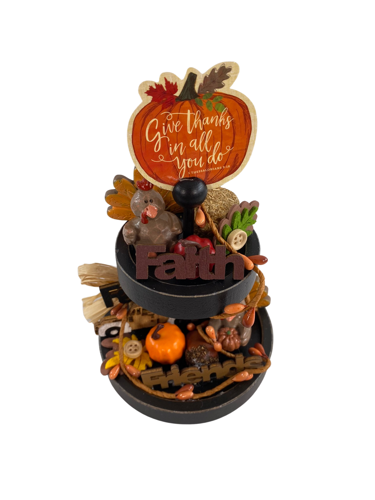 AGD Fall Decor - Small Miniature Tier Tray Complete Display