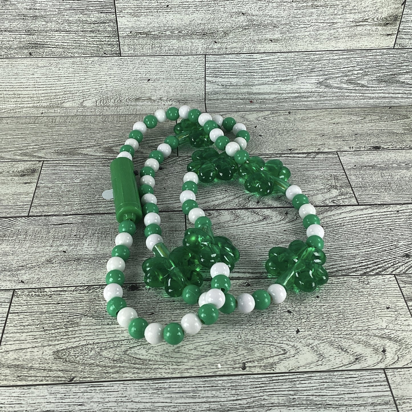 St Patricks Day Party Costume - Jumbo Flashing Lights Glasses Necklaces 10sets