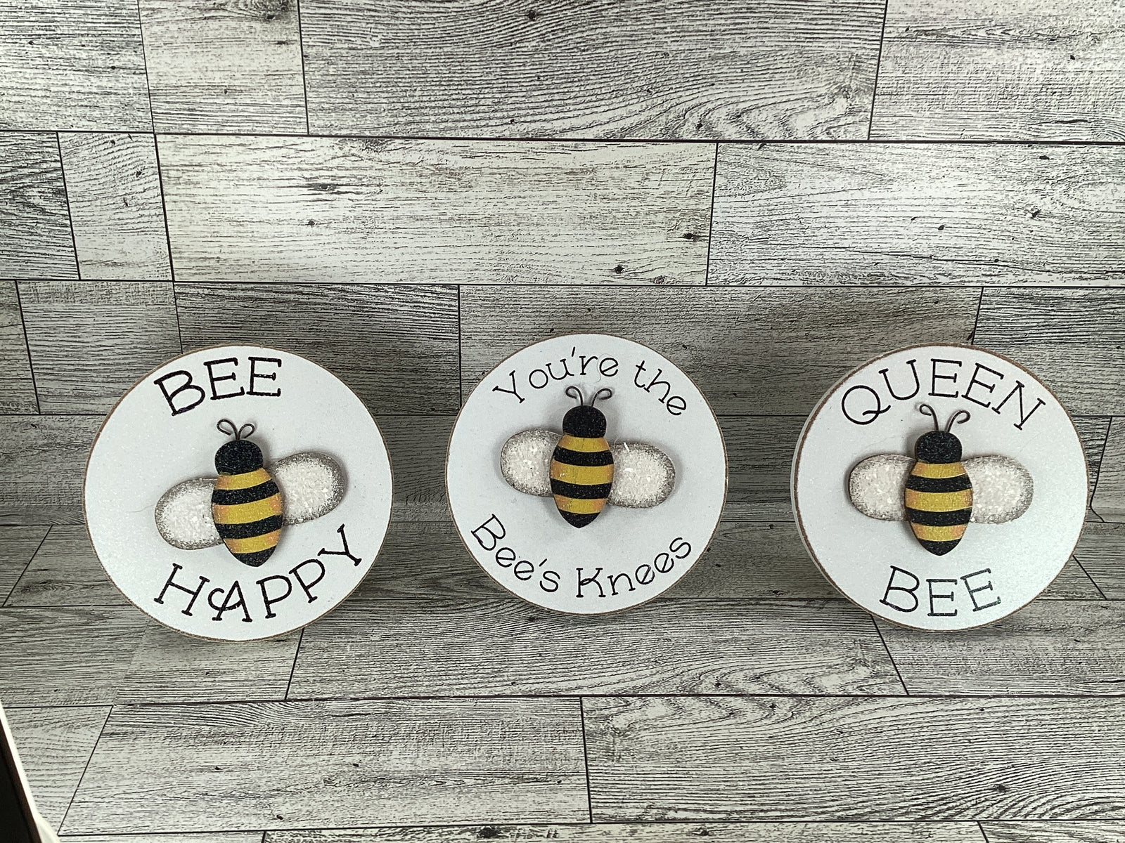 AGD Spring Decor - Summer Bee Theme Tier Tray Decor 4pc Set