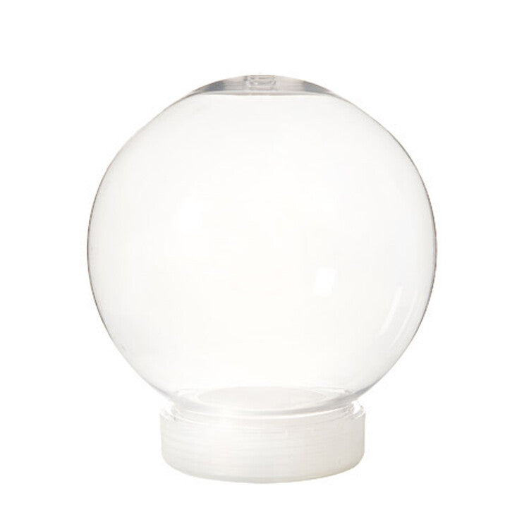 Darice Christmas Supply - DIY Clear Fill-able Plastic Water-globe SM