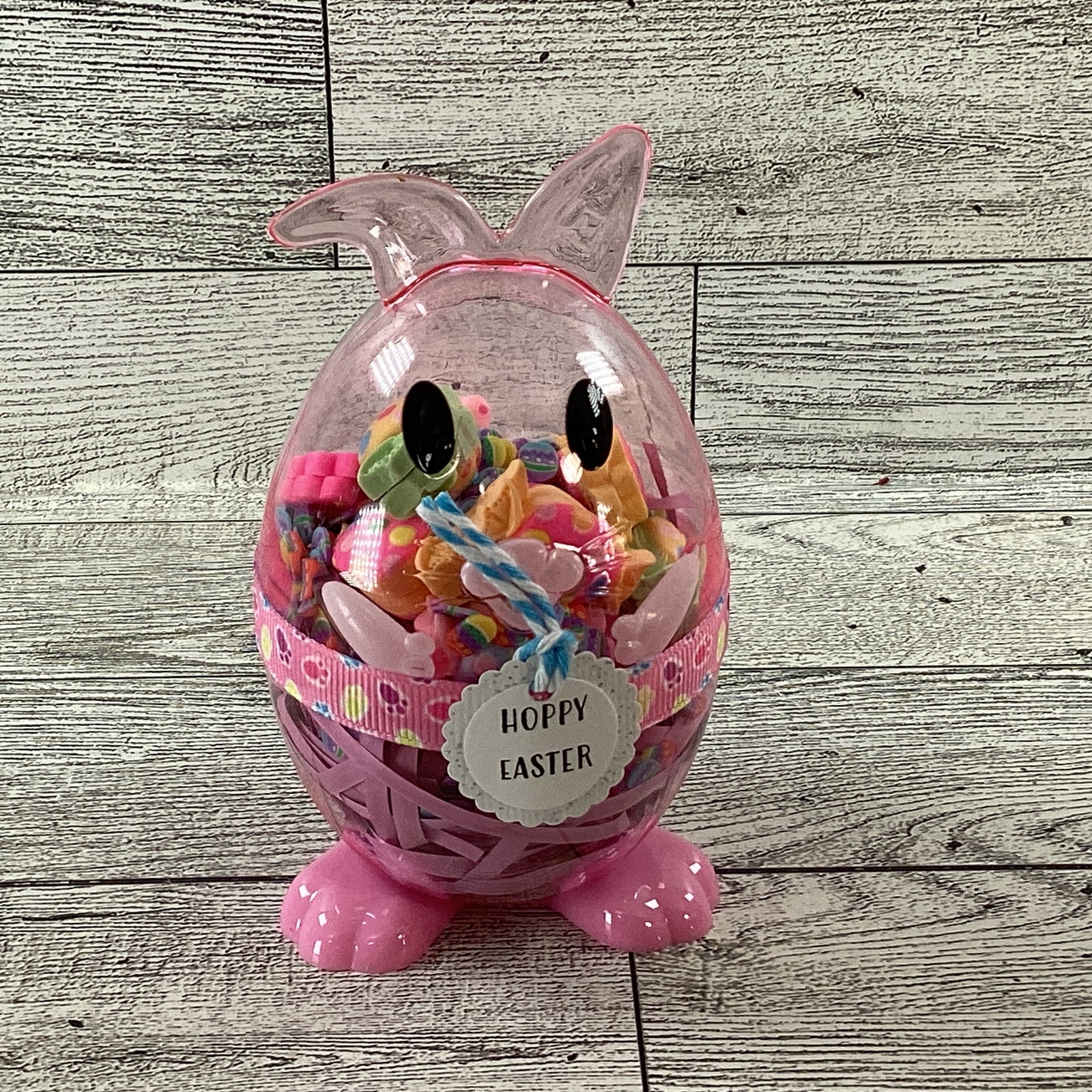 AGD Easter Decor - Plastic Carrot Egg Chick Filled Shaker Sitter 3pc Set