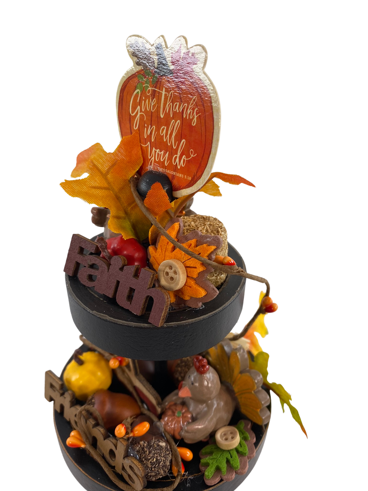AGD Fall Decor - Small Miniature Tier Tray Complete Display