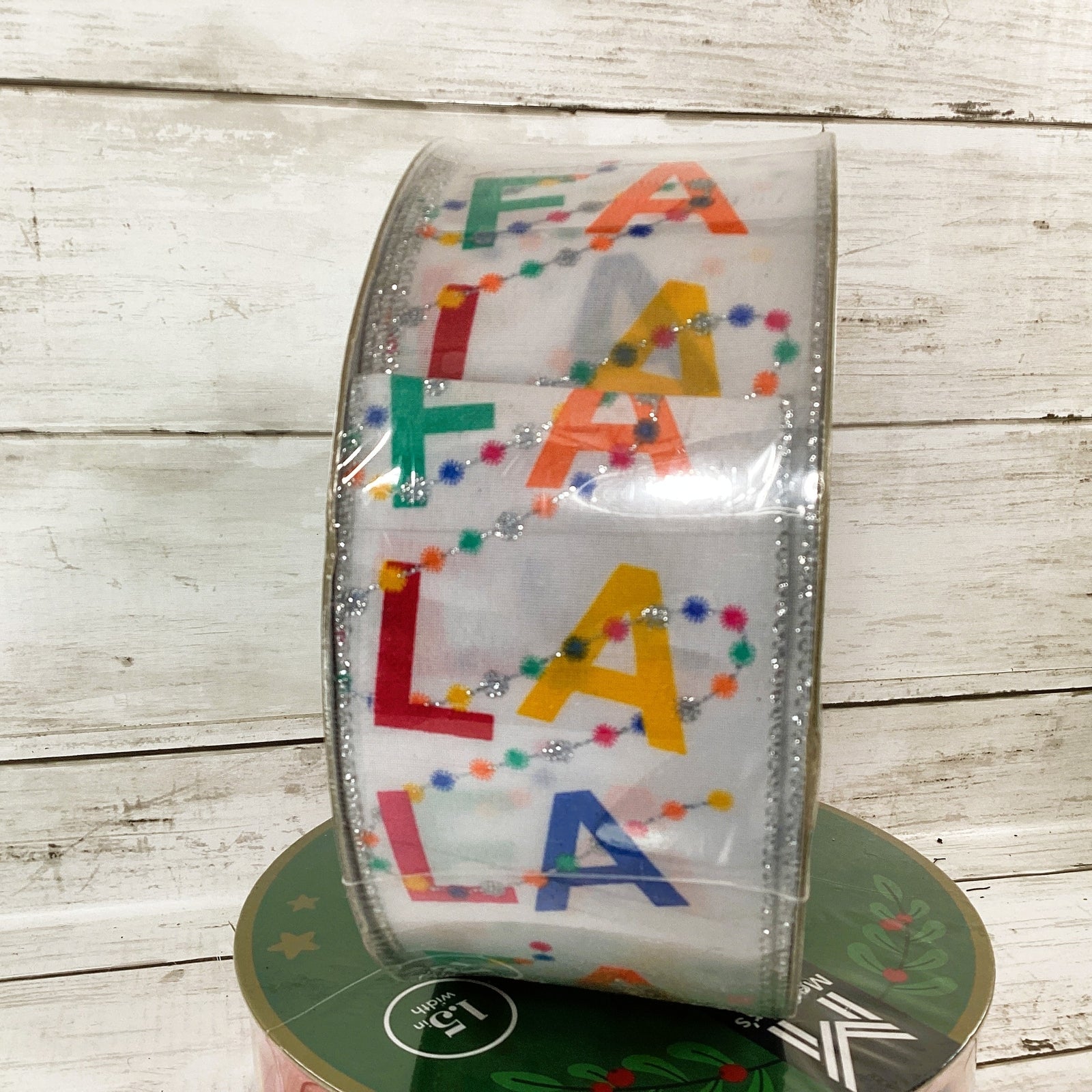 Sams Club Members Mark Ribbon - Colorful Fa La La Nutcracker Ribbon 50yd