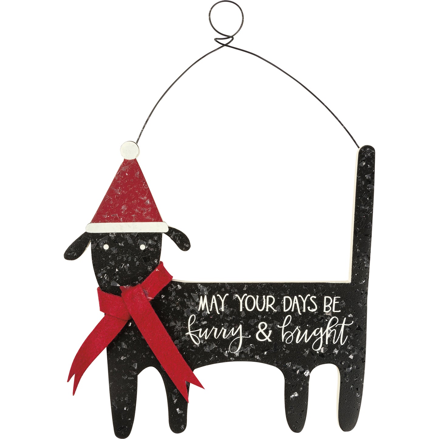 PBK Christmas Decor - May Your Dog Days Be Furry and Bright Sign