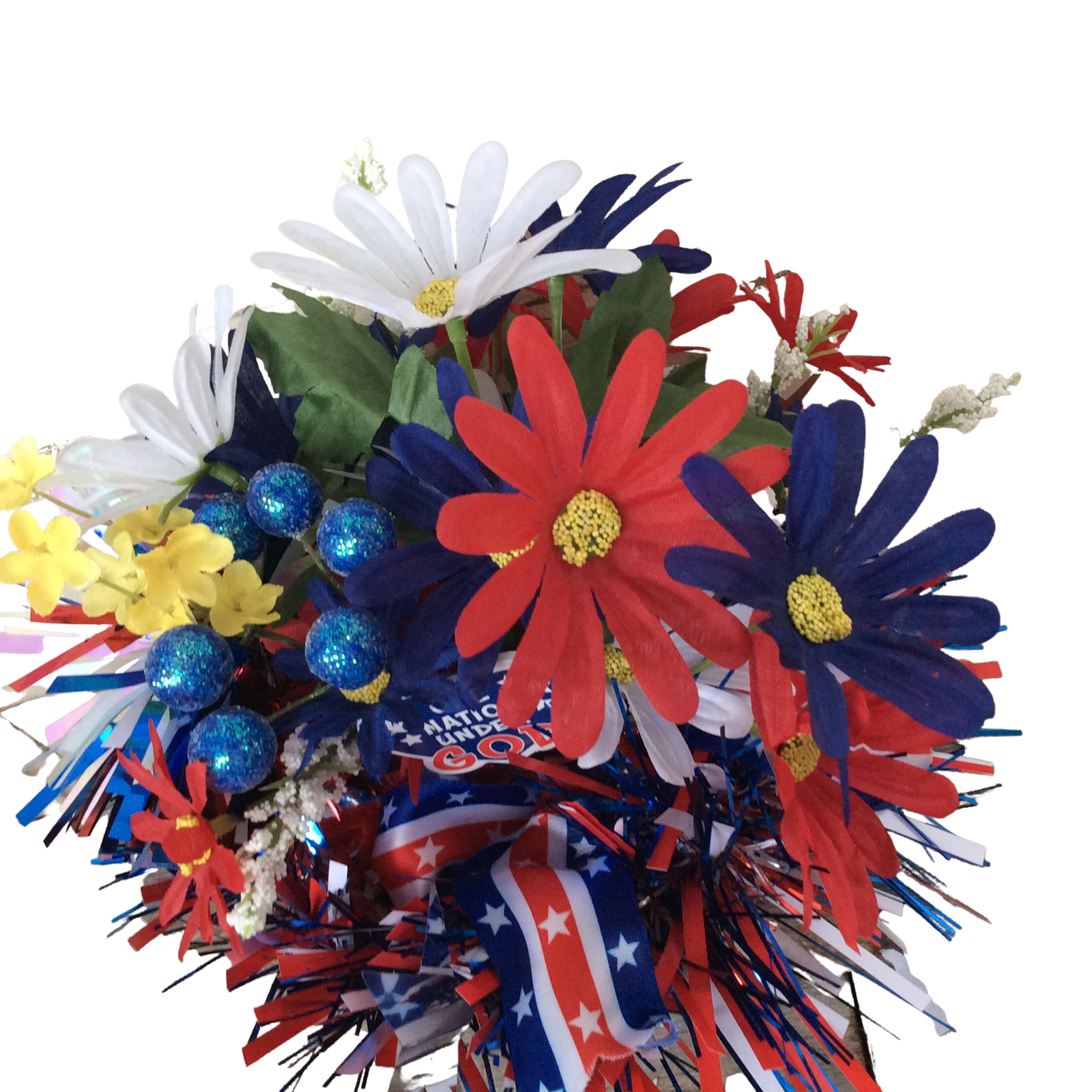 AGD Patriotic Decor - One Nation Under God Floral Centerpiece