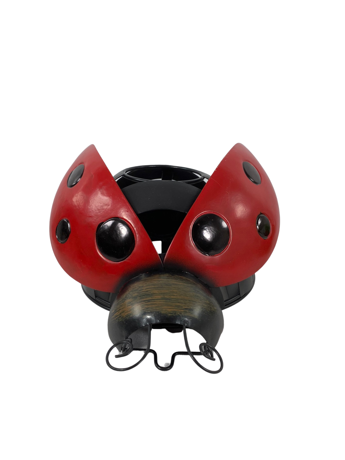 AGD Summer Decor - Metal Tealight Ladybug and Ladies Welcome Sign