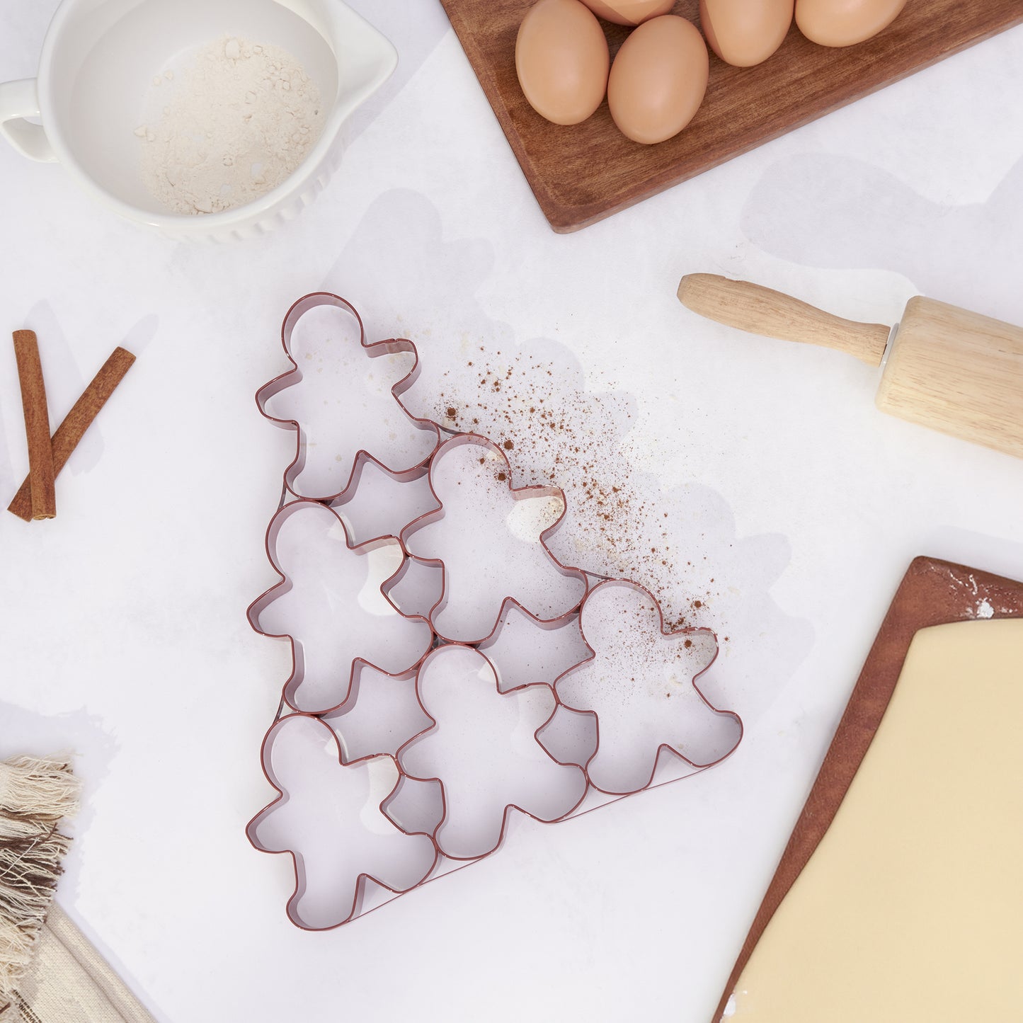 PBK Christmas Decor - Gingerbread Cookie Cutter Tree