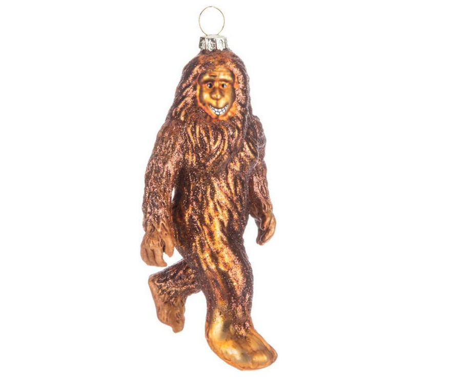 HL Christmas Decor  - Robert Stanley Glass Bigfoot Ornament