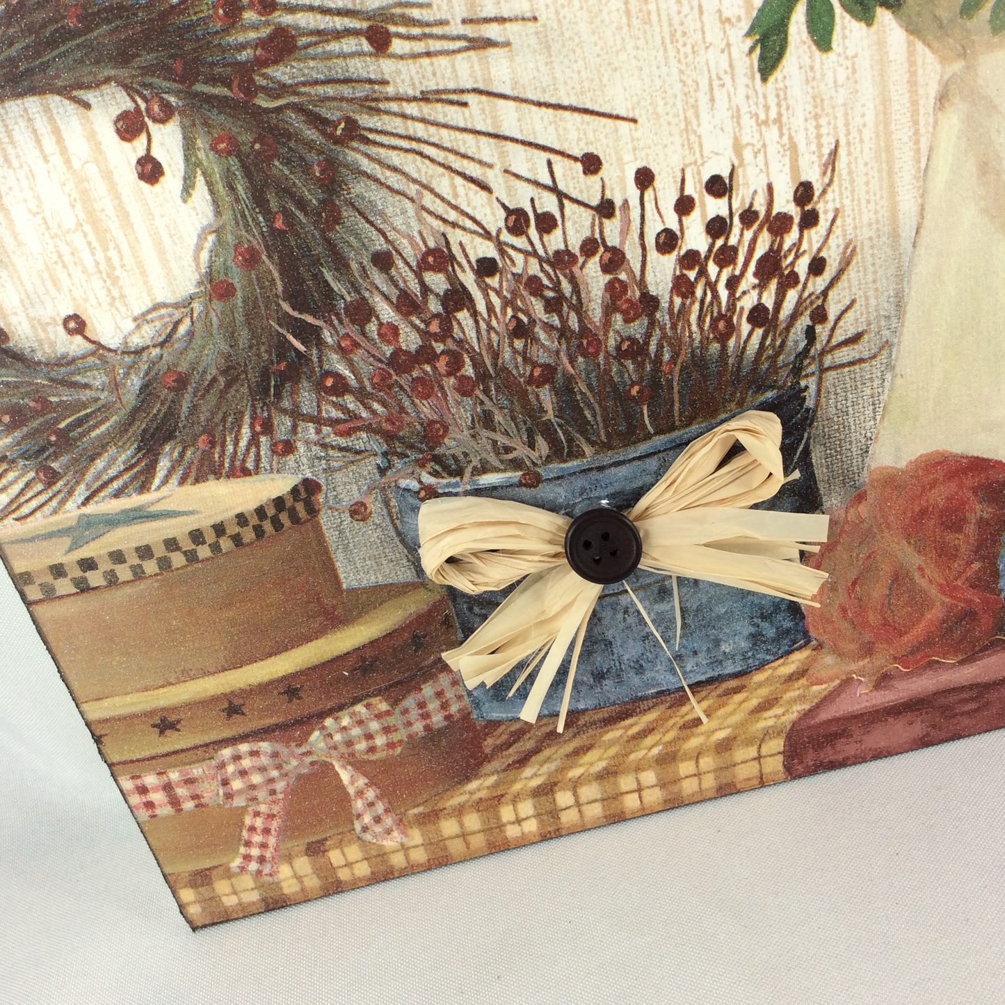 AGD Patriotic Decor - Prim Americana Welcome Pipberry Art Box Sign