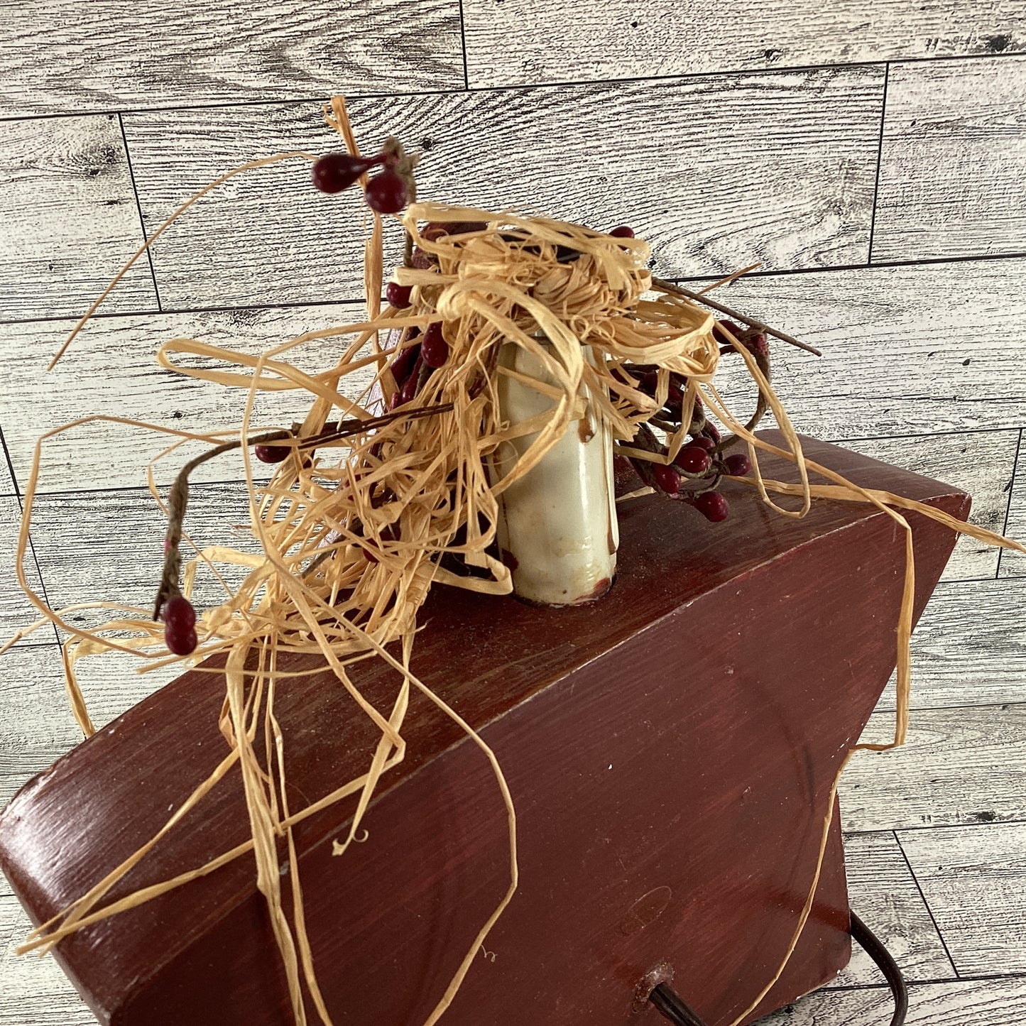 AGD Patriotic Decor - Primitive Freedom Lighted Wood Star