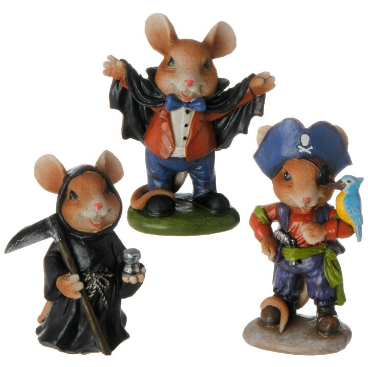 RAZ Imports 4.5" Halloween Mice (Set of Three)