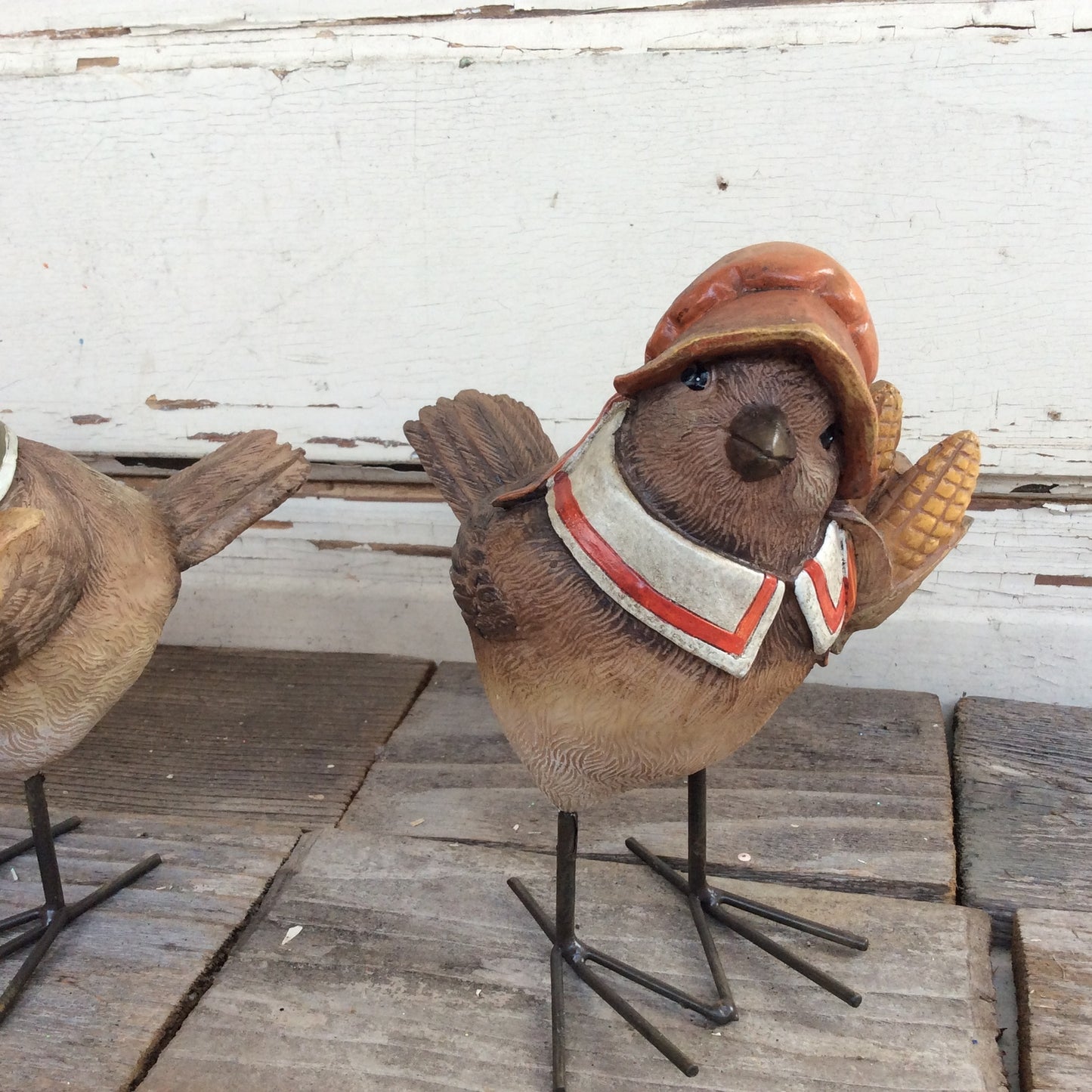 AGD Fall Decor - Harvest Blessings Birds 3pc Bundle Set