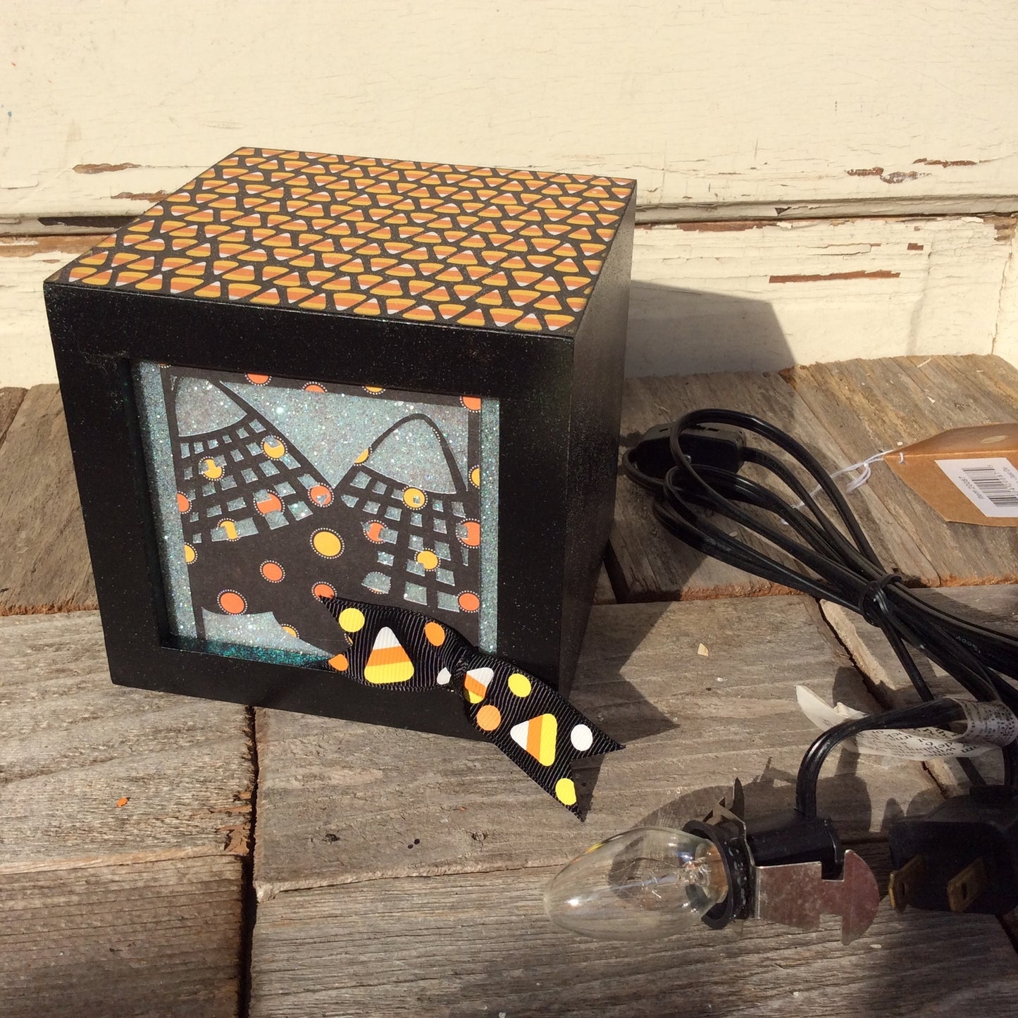AGD Halloween Decor - Candy Corn Light Box