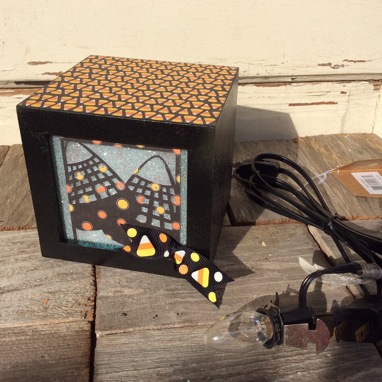 AGD Halloween Decor - Candy Corn Light Box
