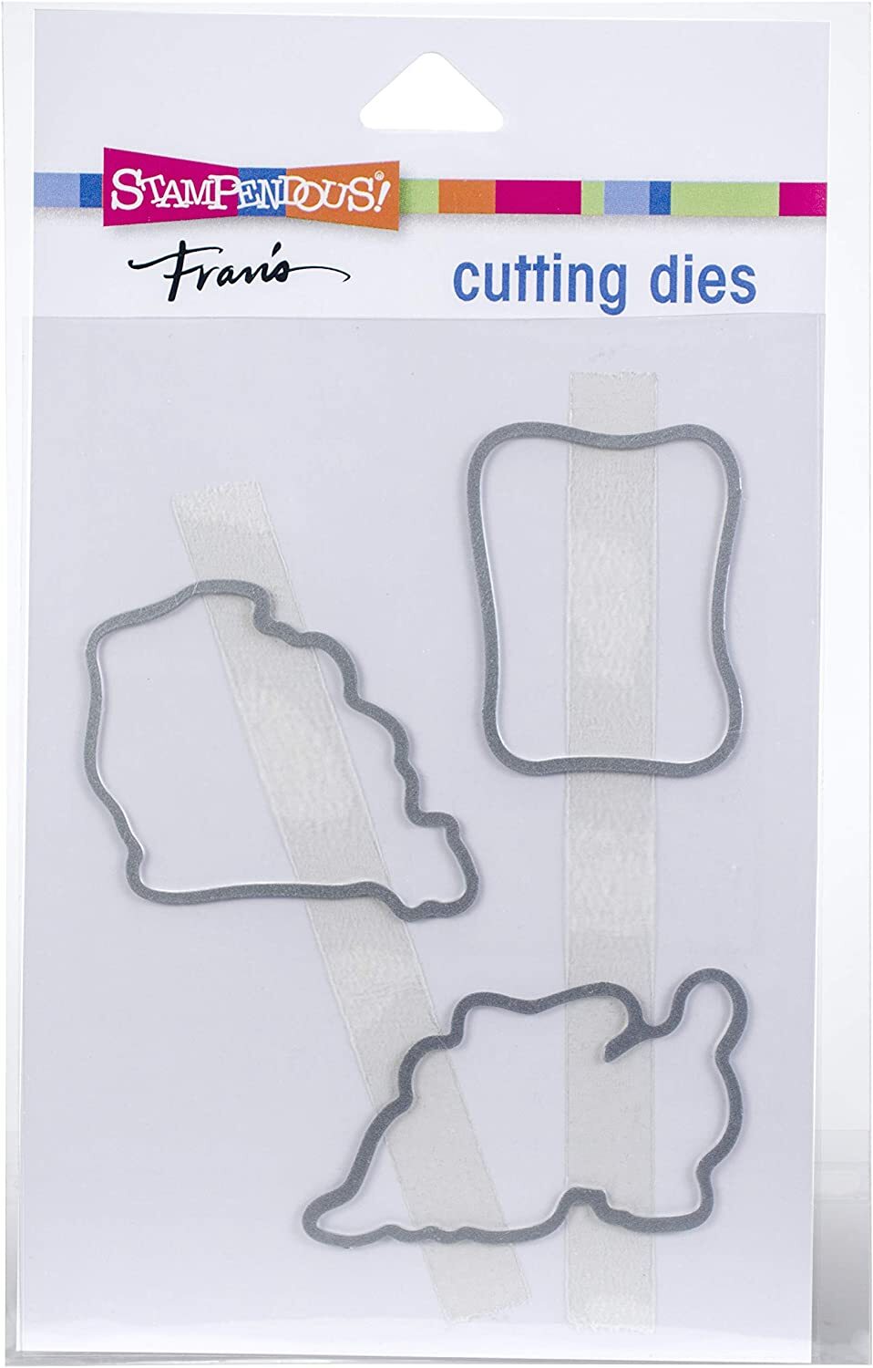 Stampendous Christmas Cling Rubber Stamp Puppy Presents Stamp Diecut Set