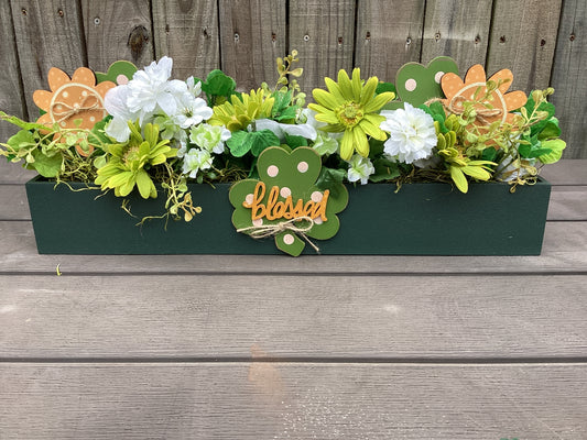 AGD Saint Patrick's Decor -  Shamrock Clover Flower Floral Display