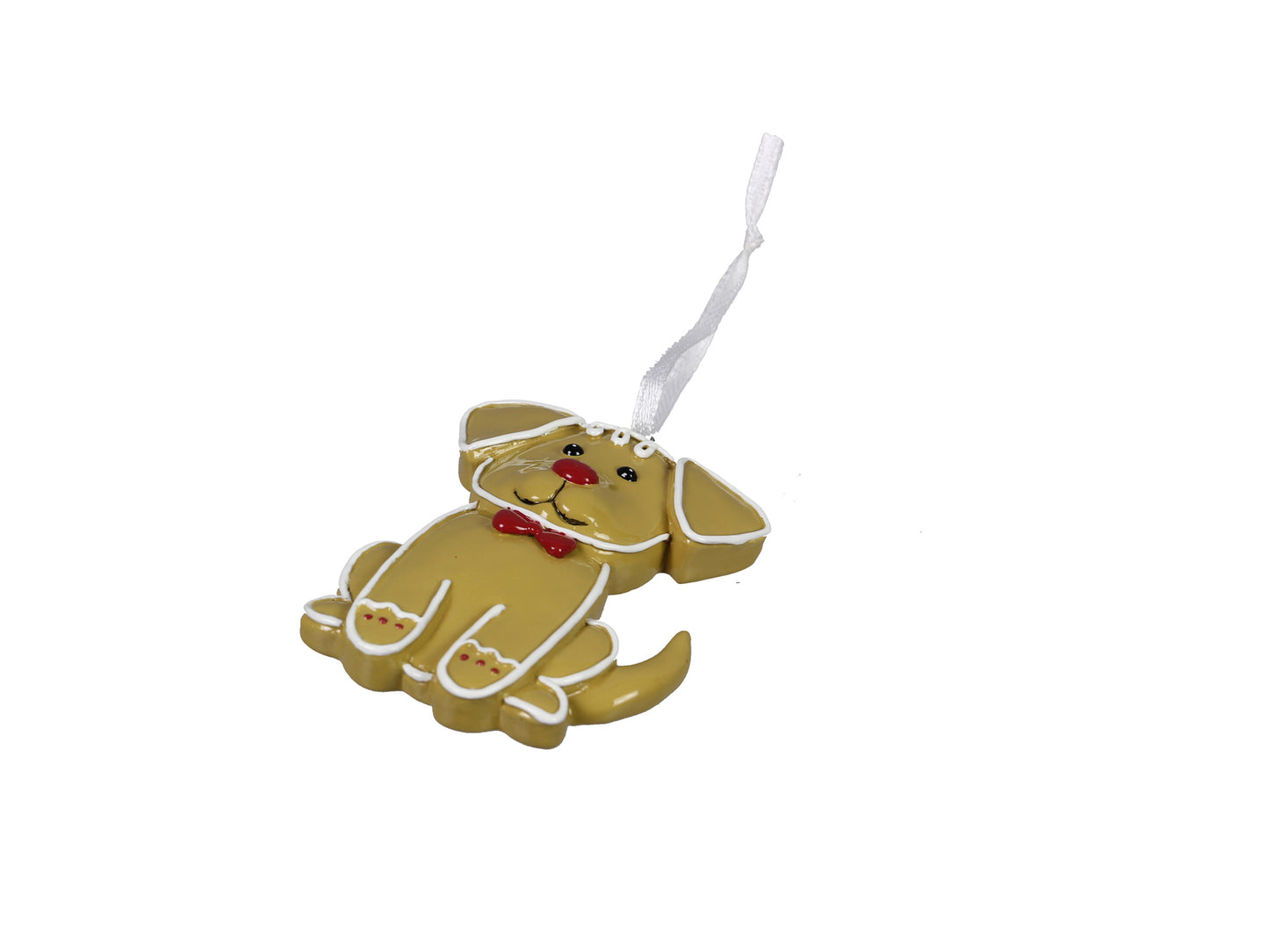 YI Christmas Decor - Dog Cat Gingerbread Ornaments 2pc