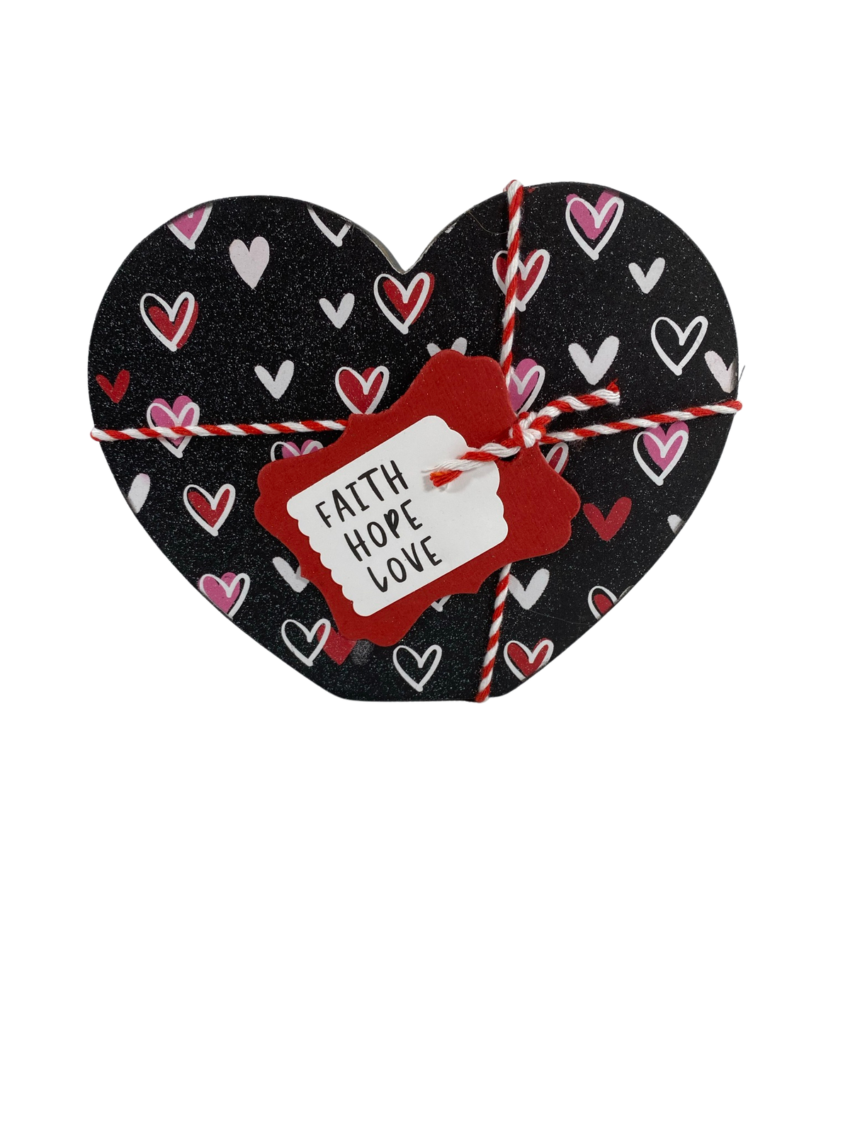 AGD Valentines Decor - Chunky Heart and Ceramic Light Up Truck 2pc