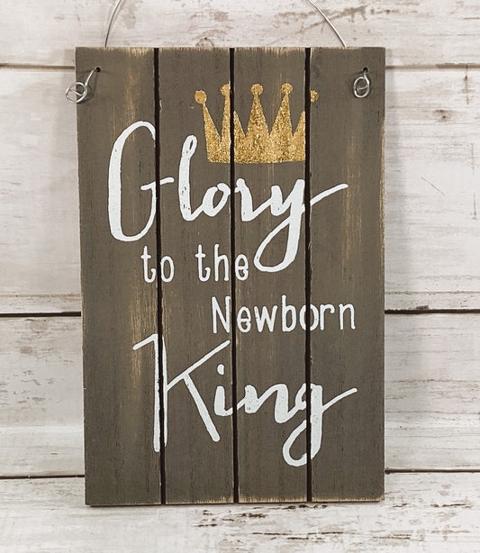 HL Christmas Decor - Farmhouse Glory Newborn King Ornament