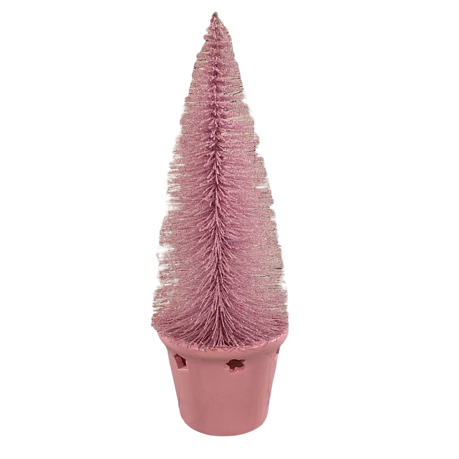 AGD Easter Decor -  Pink Pastel Spring Sisal Bottlebrush Tree